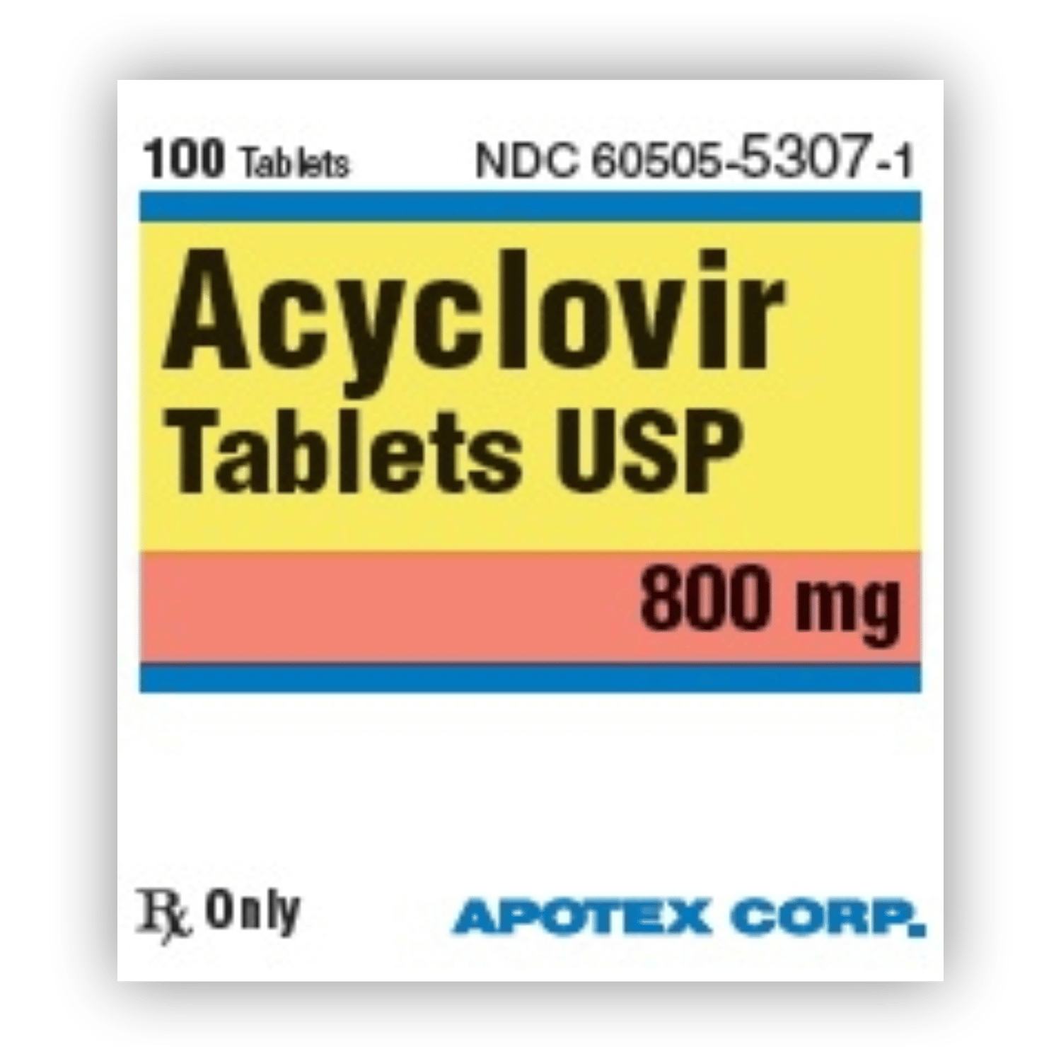 Acyclovir Tabs 800mg #100