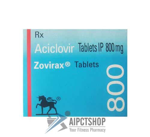 Buy Zovirax (Acyclovir) 800 mg 25 tablets online
