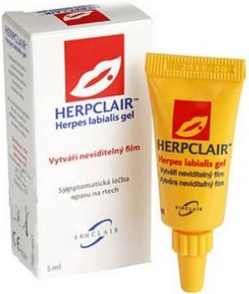 Herpclair herpes labialis gel 5 ml