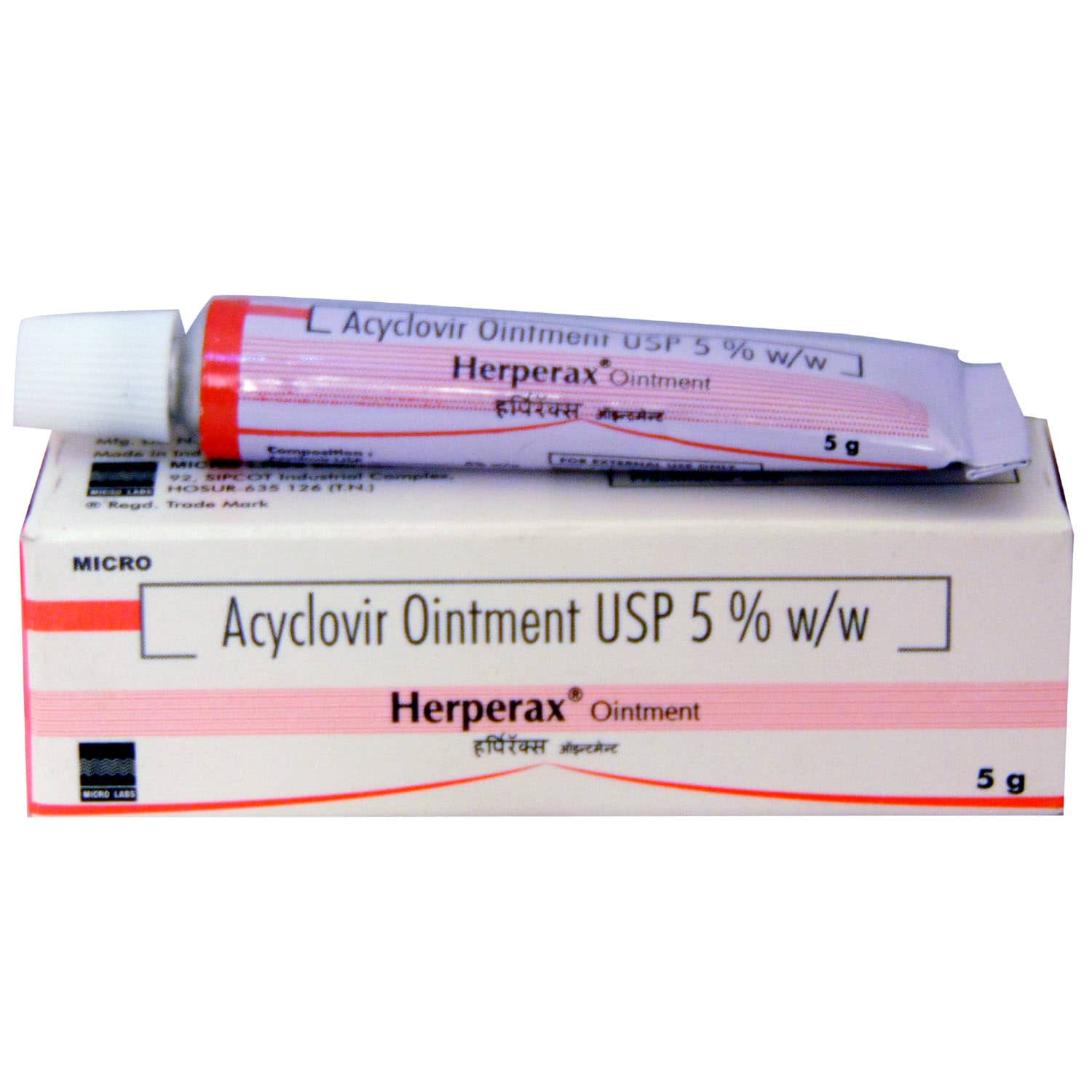 Herperax Ointment 5 gm Price, Uses, Side Effects, Composition