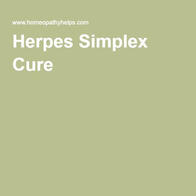 Herpes Simplex Cure