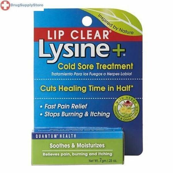 Lysine Lip Clear Cold Sore Ointment 7gm for sale online