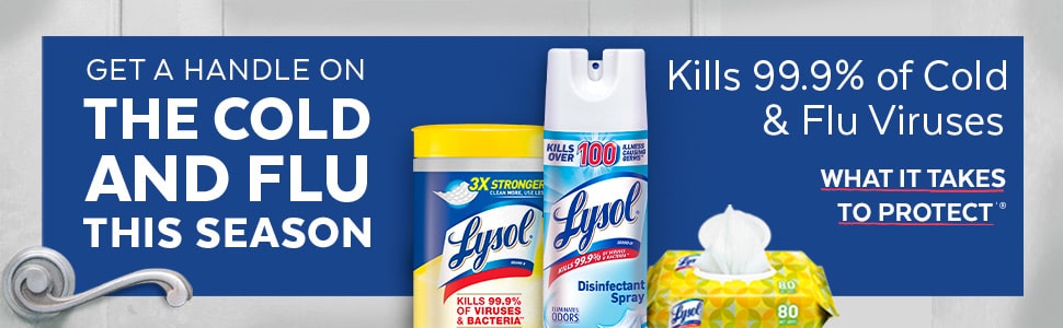 Lysol Disinfecting Surface Wipes, Spring Waterfall, 80 Wipes ...