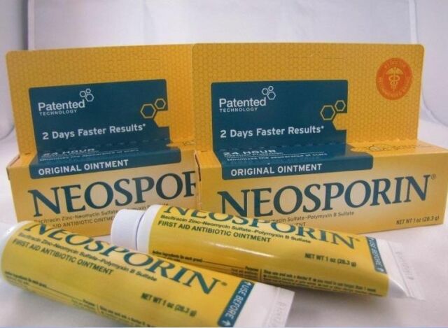 NEOSPORIN Original Ointment Bacitracin Zinc Cream First Aid Antibiotic ...