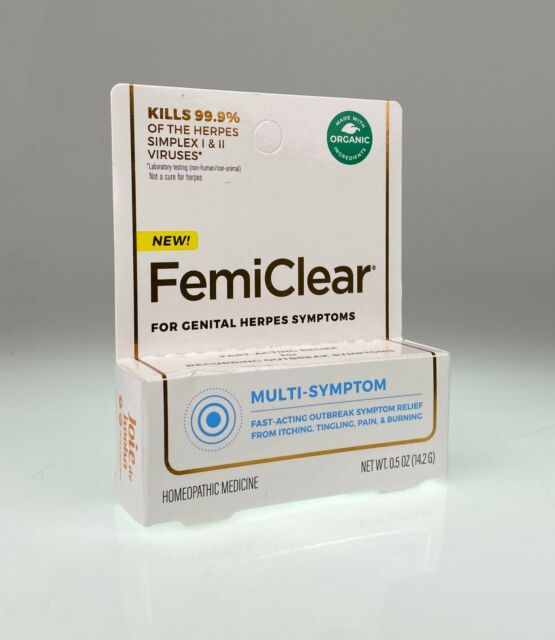 Organic Femiclear for Genital Herpes Symptoms Multi