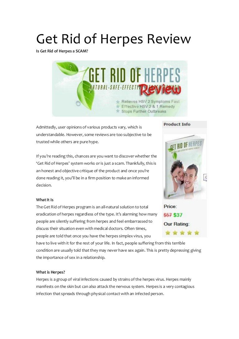 Suppressive herpes treatment