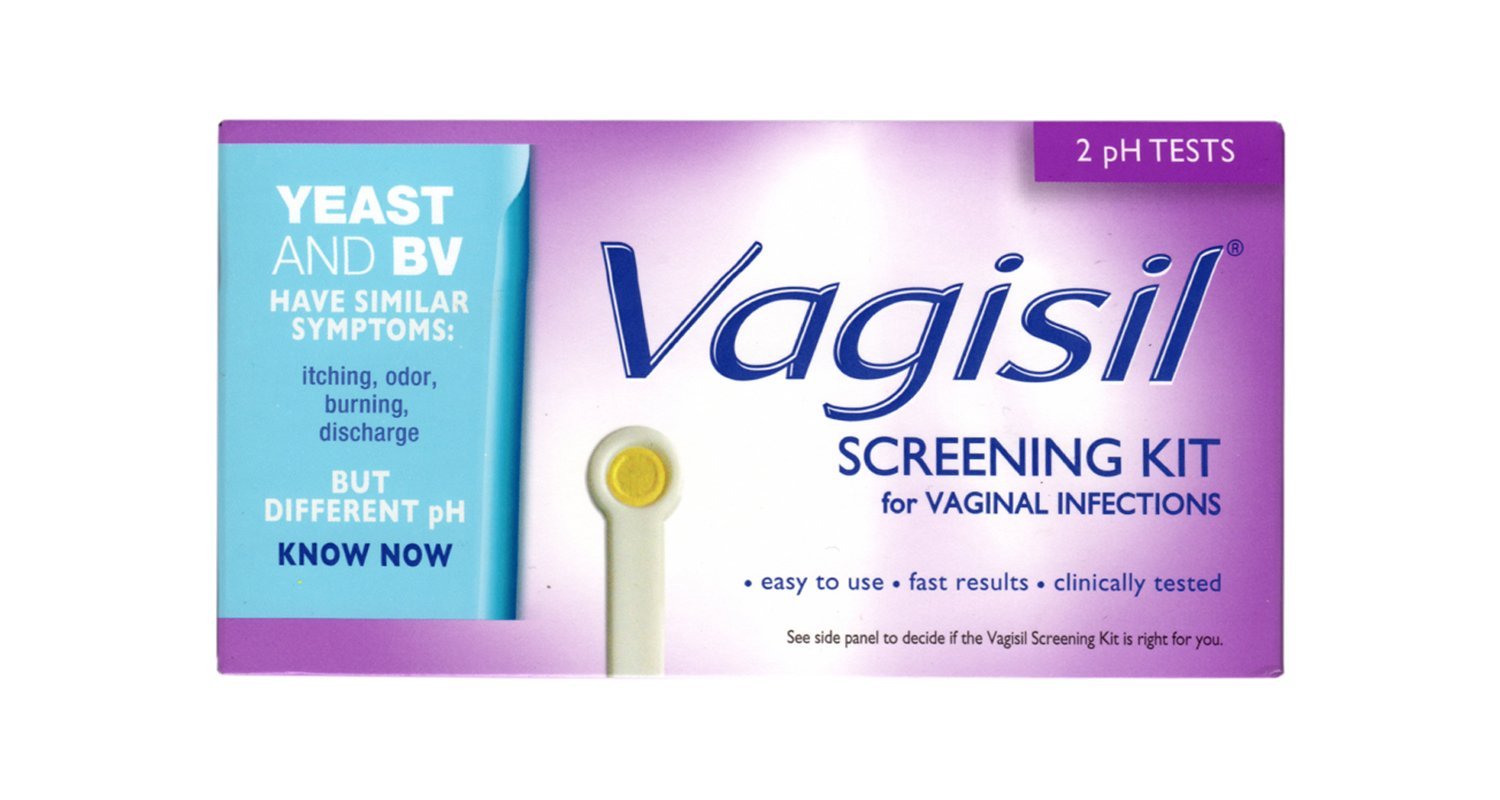 Vagisil Screening Kit for Vaginal Infections, 2 PH Tests