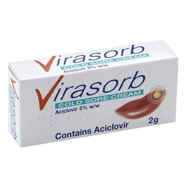 VIRASORB 5% w/w 2g THE BEST REMEDY FOR TREATMENT OF COLDS ON THE LIPS ...